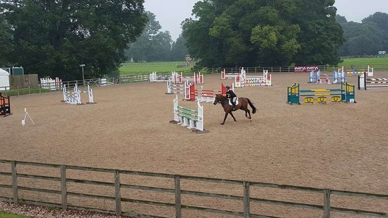 Eco-Ride Waxed, arena riding surface, waxed horse arena surface